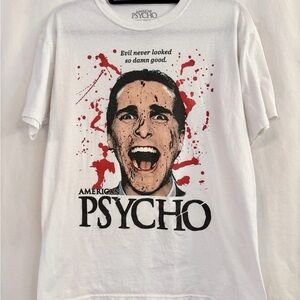 American Psycho Horror Movie T-Shirt Size Medium Short Sleeve